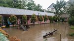 RPTRA Taman Jangkrik Terendam Imbas Hujan Deras