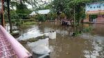 RPTRA Taman Jangkrik Terendam Imbas Hujan Deras