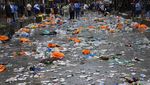 Waduh! Sampah Penuhi Jalanan London Usai Euro 2020