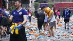 Waduh! Sampah Penuhi Jalanan London Usai Euro 2020