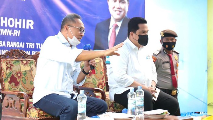 Zulkifli Hasan dan Erick Thohir (dok. PAN).