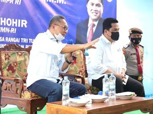 Duduk Bareng Ketum PAN Zulhas, Erick Thohir Digoda Maju Pilpres 2024