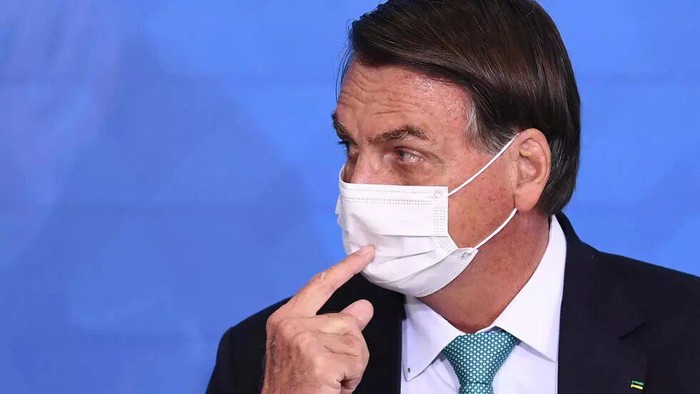Brazilian President Jair Bolsonaro told a journalist to 
