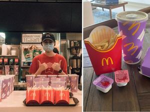 Keren! McD Singapura Bagikan 2.000 BTS Meal untuk Pekerja Bandara Changi