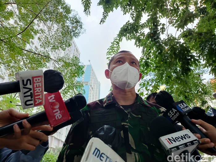 Komandan Lapangan RSDC Wisma Atlet, Letkol M Arifin. (Karin Nur Secha/detikcom)