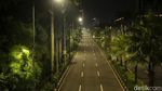 Kosong Melompong, Begini Potret Jakarta yang Tertidur Lebih Awal