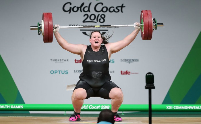 AUCKLAND, NEW ZEALAND - DECEMBER 08:  Weightlifter Laurel Hubbard poses during a portrait session on December 8, 2017 in Auckland, New Zealand.  (Photo by Hannah Peters/Getty Images)