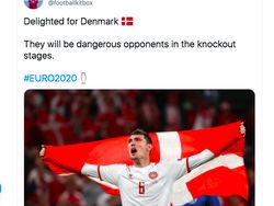 Haru Biru Netizen Rayakan Denmark Lolos Dramatis