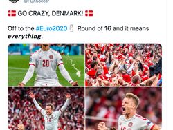 Haru Biru Netizen Rayakan Denmark Lolos Dramatis
