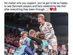 Haru Biru Netizen Rayakan Denmark Lolos Dramatis