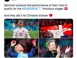 Haru Biru Netizen Rayakan Denmark Lolos Dramatis