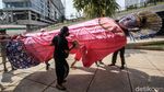 Ondel-ondel Raksasa Ramaikan HUT DKI Jakarta ke-494