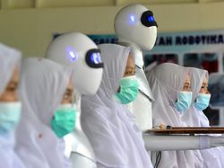 Robot Sabai dan Midun dari Santri Putri