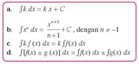 Contoh Soal Integral Tak Tentu Dan Pembahasannya