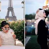 Nindy Ayunda dan Olla Ramlan sendiri tergabung dalam geng sosialita yang sama. Di mana anggota lainnya ada Ussy Sulistiawaty, Ashanty, dan juga Ririn Ekawati. Foto: dok. Instagram/@nindyayunda/@ollaramlanaufar