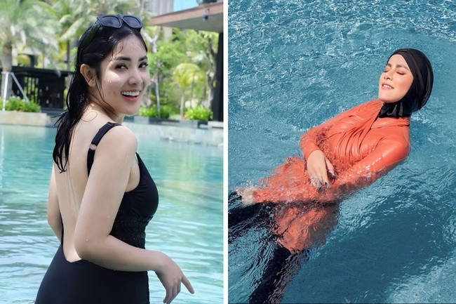 Aku mendengar semua yang dia katakan. Aku mendengar rekaman yang dia katakan, aku tidak memberikan pernyataan apa-apa. Gini deh seandainya kamu dijelek-jelekin sama teman kamu sendiri gimana? Kamu kesal nggak sih? Tapi kalau aku tuh sesantai itu orangnya, tapi lagi ya nggak tahu ya nanti kalau ketemu gimana, jelas Olla Ramlan dalam tayangan Rumpi Trans TV beberapa waktu lalu. Foto: dok. Instagram/@nindyayunda/@ollaramlanaufar