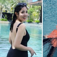 Aku mendengar semua yang dia katakan. Aku mendengar rekaman yang dia katakan, aku tidak memberikan pernyataan apa-apa. Gini deh seandainya kamu dijelek-jelekin sama teman kamu sendiri gimana? Kamu kesal nggak sih? Tapi kalau aku tuh sesantai itu orangnya, tapi lagi ya nggak tahu ya nanti kalau ketemu gimana, jelas Olla Ramlan dalam tayangan Rumpi Trans TV beberapa waktu lalu. Foto: dok. Instagram/@nindyayunda/@ollaramlanaufar