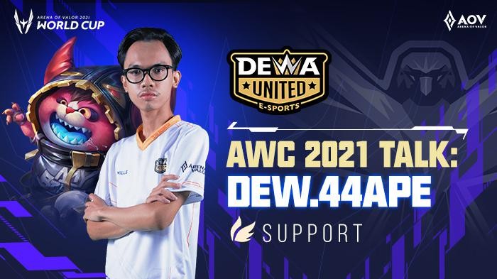AOV World Cup: Tanggapan DEW.44ape Soal Peluang Lolos Dewa United Esports