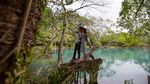 Menikmati Jernihnya Air Danau Linting di Deli Serdang