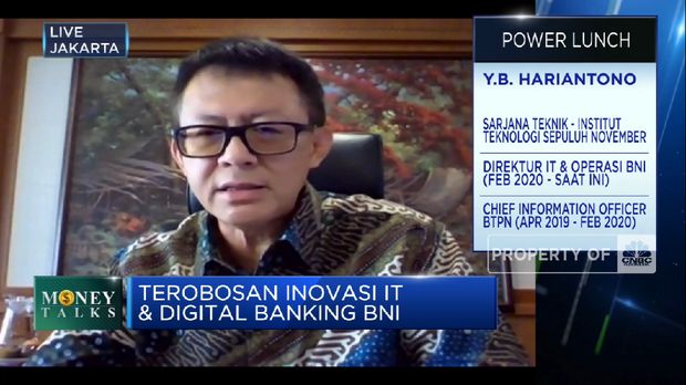 Inovasi BNI Kembangkan Layanan Transaksi Digital Perbankan (CNBC Indonesia TV)