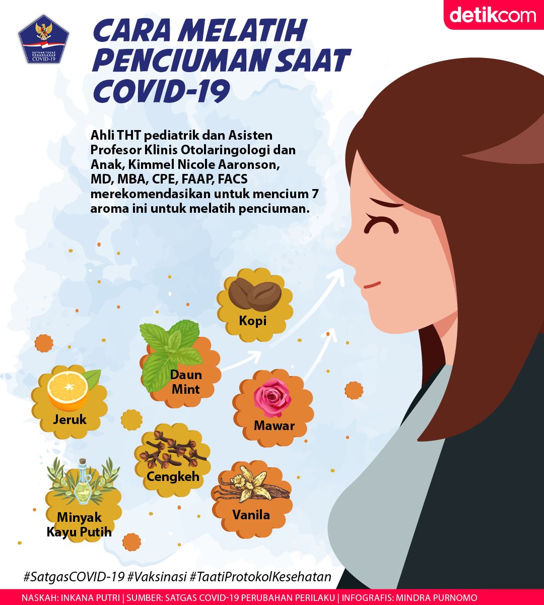 Latih penciuman untuk COVID-19.