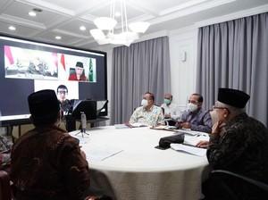 Maruf Amin Audiensi Virtual dengan Gubernur Sumbar, Bahas Apa?