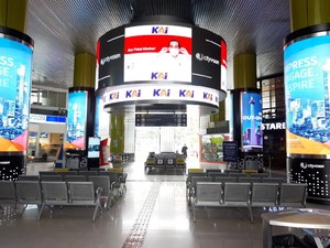Sepinya Stasiun Pasar Senen dan Stasiun Gambir Kala Jakarta Diperketat