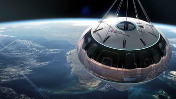 Ini berbeda dengan pesawat luar angkasa Virgin dan roket Blue Origin, di mana penumpang dapat melepaskan seat belt dan mengapung ketika gaya gravitasi menghilang. Foto: Space Perspective
