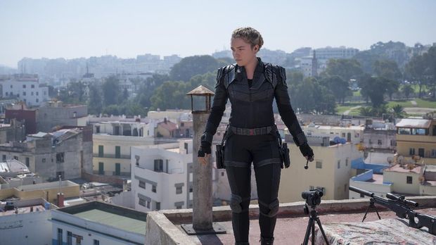 Marvel Studios' BLACK WIDOWYelena (Florence Pugh)Photo: Kevin Baker©Marvel Studios 2020