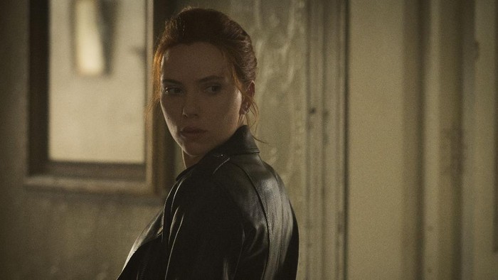 Scarlett Johansson as Black Widow/Natasha Romanoff in Marvel Studios BLACK WIDOW. Photo by Jay Maidment. © Marvel Studios 2020. All Rights Reserved.