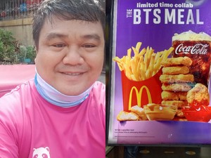 Pesankan BTS Meal, Driver Ojol Ini Dapat Donasi Rp 13 juta dari ARMY