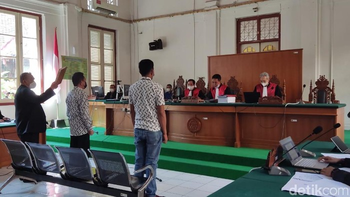 KPK Hadirkan 2 saksi di sidang terdakwa penyuap Nurdin Abdullah, pengusaha Agung Sucipto (Hermawan/detikcom).