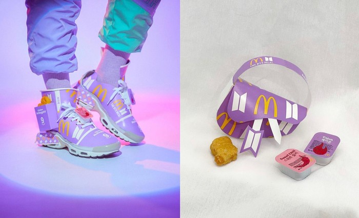 Kreatif! ARMY Buat Anting hingga Sepatu Keren dari Kemasan BTS Meal