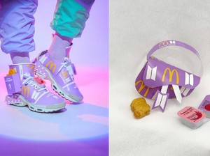 Kreatif! ARMY Buat Anting hingga Sepatu Keren dari Kemasan BTS Meal