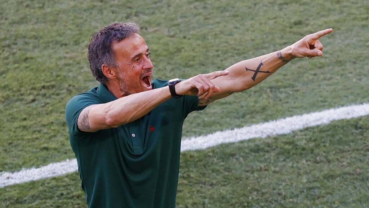 Pelatih Spanyol Luis Enrique sesumbar, tidak ada lawan yang ingin menghadapi timnya. (Foto: AP/Julio Munoz)