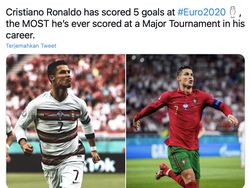 Cristiano Ronaldo Samai Rekor Ali Daei, Netizen Umbar Puji
