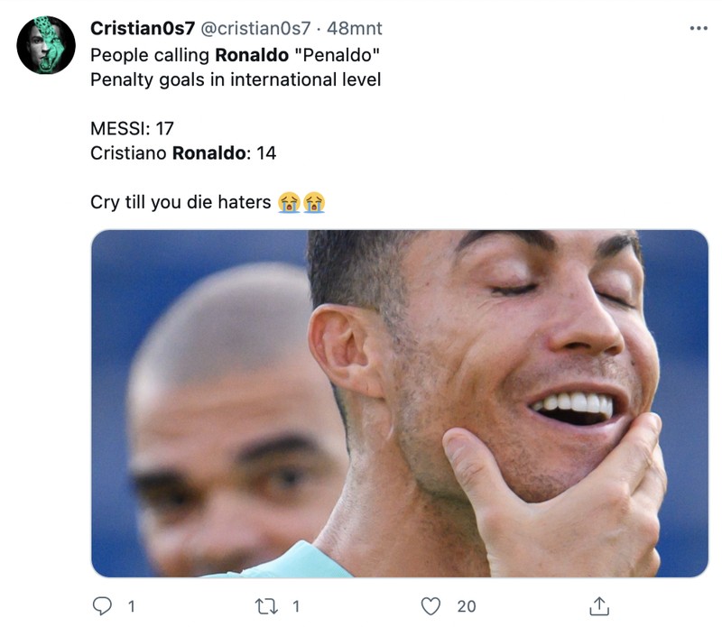 Meme Cristiano Ronaldo