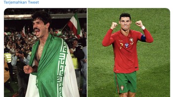 Bukan tak mungkin, rekor Ali Daei tersebut justru dipecahkan oleh Cristiano Ronaldo, mengingat Portugal berhasil lulus dari grup neraka Euro 2020. Foto: Internet