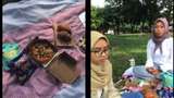 Ngakak! Niat Piknik Cantik, Makanan Wanita Ini Malah Dicuri Angsa dan Rusa