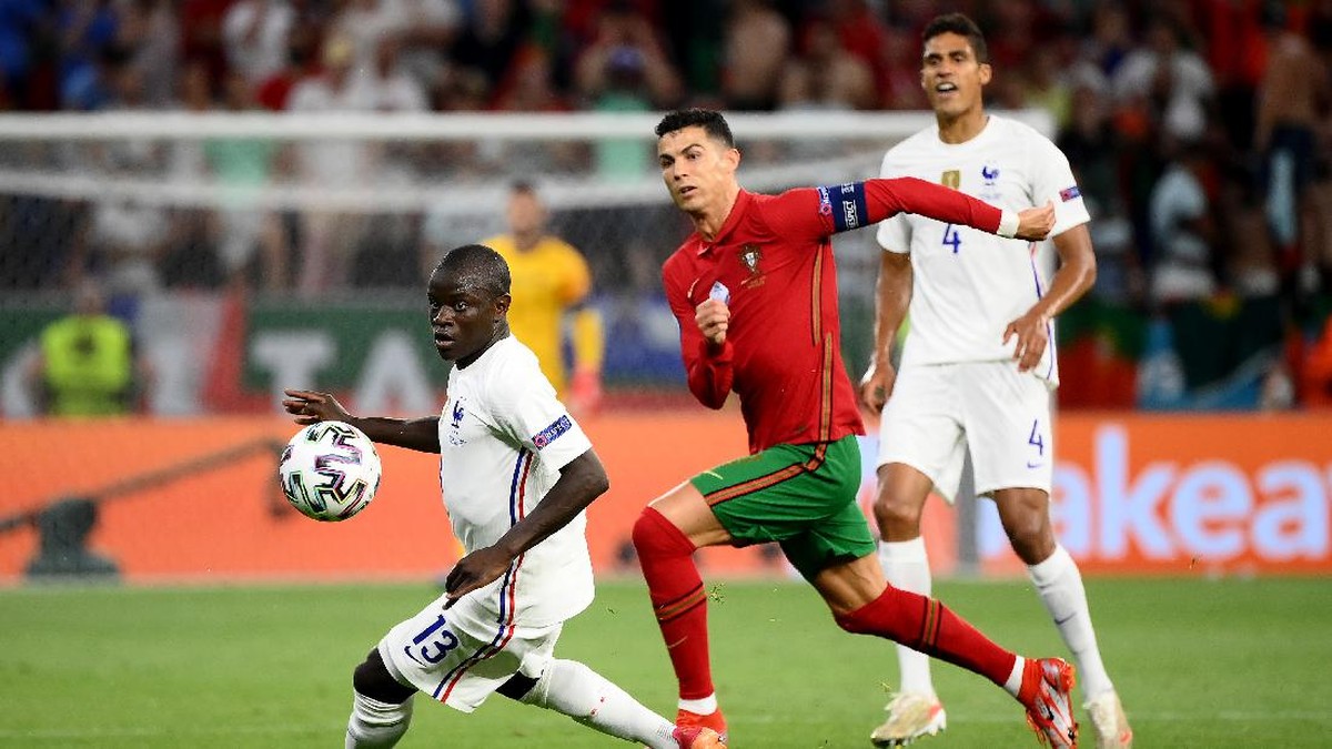 Portugal lolos ke babak 16 besar Euro 2020 usai berimbang dengan Prancis 2-2. (Foto: Getty Images/Franck Fife - Pool)