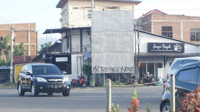 Vandalisme di Banda Aceh (Agus-detikcom)