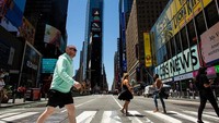 Di urutan nomor 1 kasus COVID-19 tertinggi dunia adalah negara dengan super power yaitu negara dengan julukan Paman Sam alias Amerika Serikat. Kena Betancur/VIEWpress