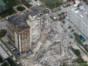 Korban Tewas Apartemen Ambruk di Florida Jadi 10 Orang, 151 Belum Ditemukan