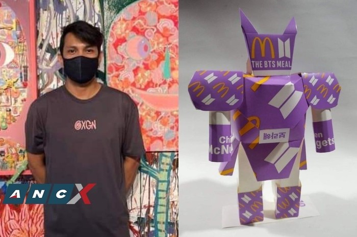 BTS Meal jadi robot Kreatif, Pria Ini Sulap Kemasan BTS Meal jadi Robot Mainan yang Akan Dilelang