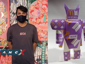 Kreatif, Pria Ini Sulap Kemasan BTS Meal jadi Robot Mainan yang Akan Dilelang