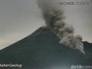 Merapi Erupsi, Awan Panas Meluncur Sejauh 3 Km ke Arah Tenggara