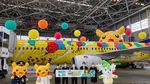 Potret Pesawat Bertema Pikachu, Gemoy!