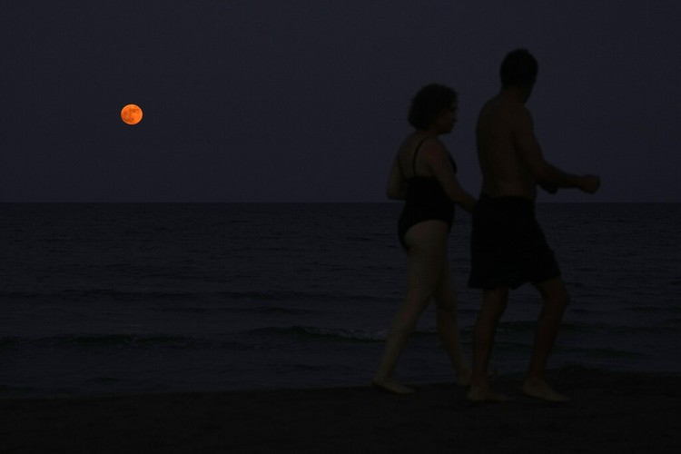 Strawberry Full Moon