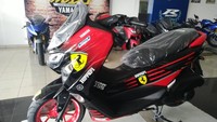 Modifikasi Yamaha Nmax livery bergaya Ferrari Foto: Dok. Yamaha Mataram Sakti Nganjuk