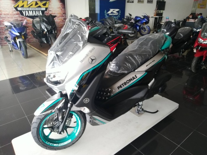 Yamaha Nmax dengan modifikasi livery ala dealer Yamaha Nganjuk